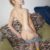 Naked gamer girl